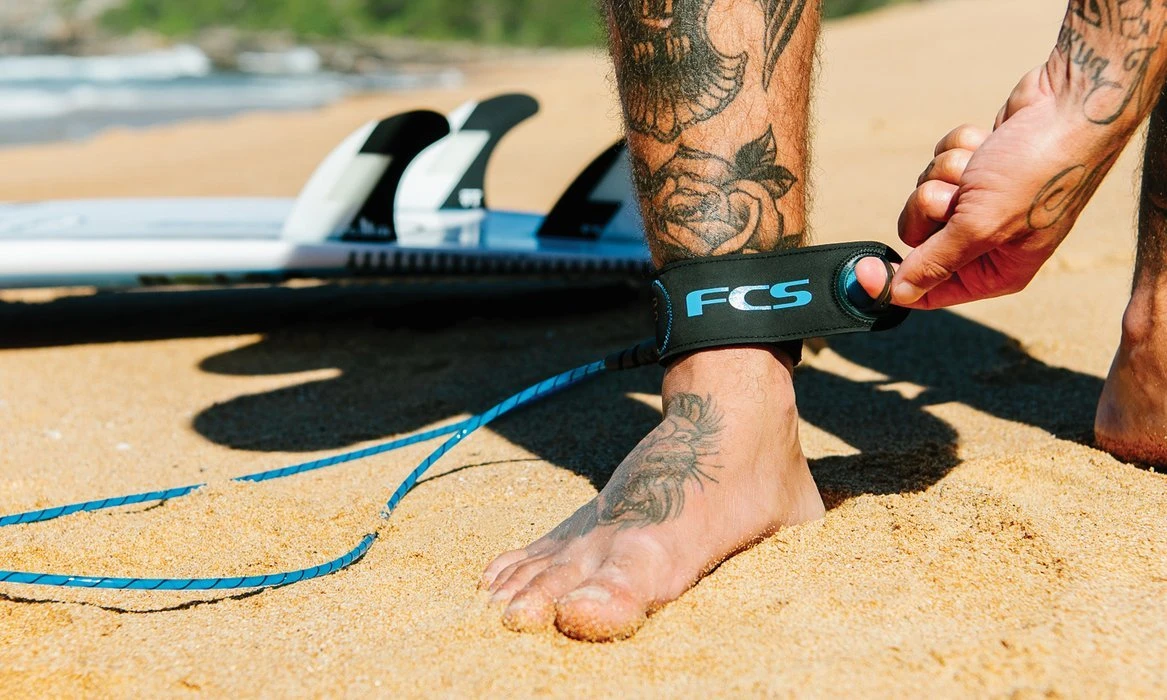 FCS Freedom Helix All Around Leash-Blue/Black-6' 6 FCS Freedom Helix All Around Leash-Blue/Black-6' - Image 4