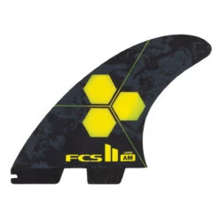 FCS Al Merrick AM PC Tri/Quad Fin Set-Yellow-Large
