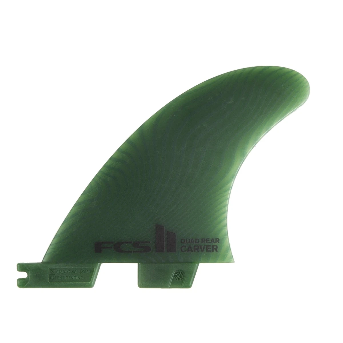 FCS Carver Eco Neo Glass Tri/Quad Fin Set-Sage-Large 6 FCS Carver Eco Neo Glass Tri/Quad Fin Set-Sage-Large - Image 4