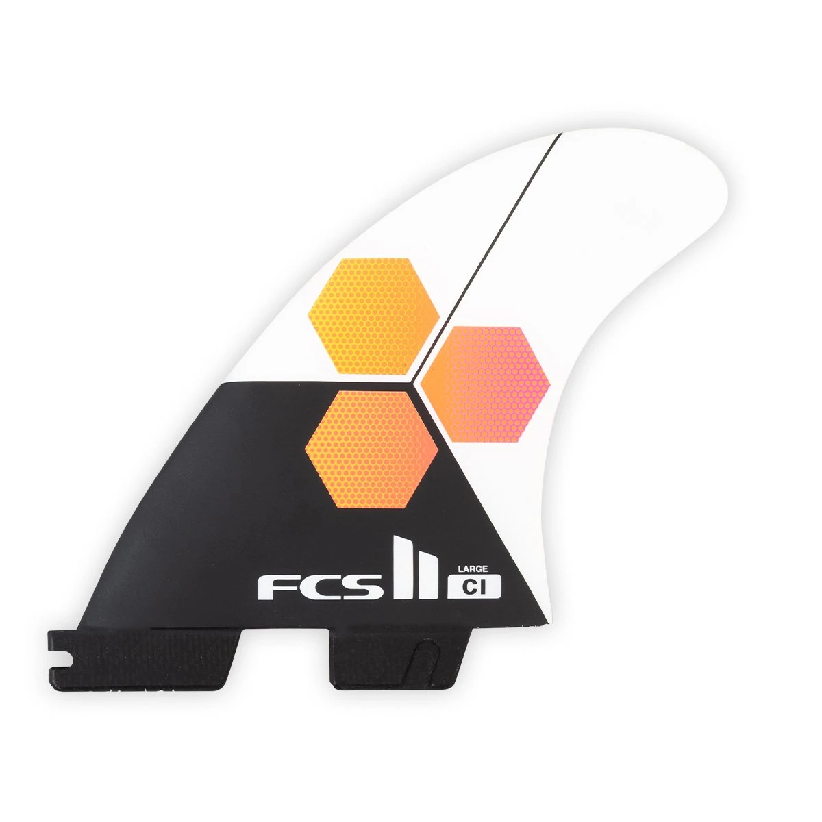 FCS II CI Upright PC Tri Fin Set-White-Medium 3 FCS II CI Upright PC Tri Fin Set-White-Medium