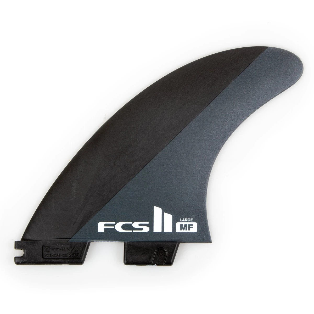 FCS II MF Neo Carbon Tri Fin Set-Black/White-Large 3 FCS II MF Neo Carbon Tri Fin Set-Black/White-Large