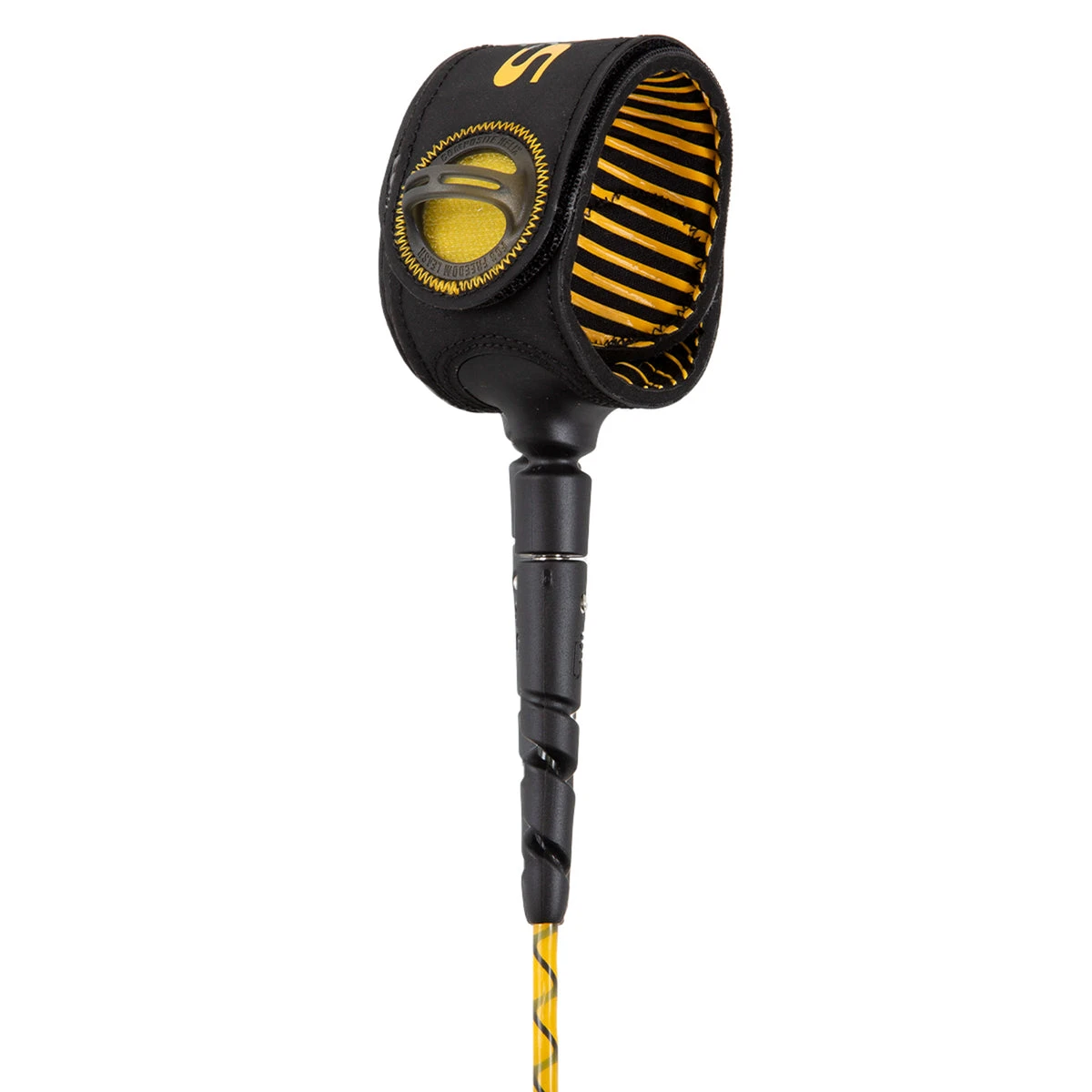 FCS Freedom Helix Comp Leash-Mango/Black-6' X 5mm 3 FCS Freedom Helix Comp Leash-Mango/Black-6' X 5mm