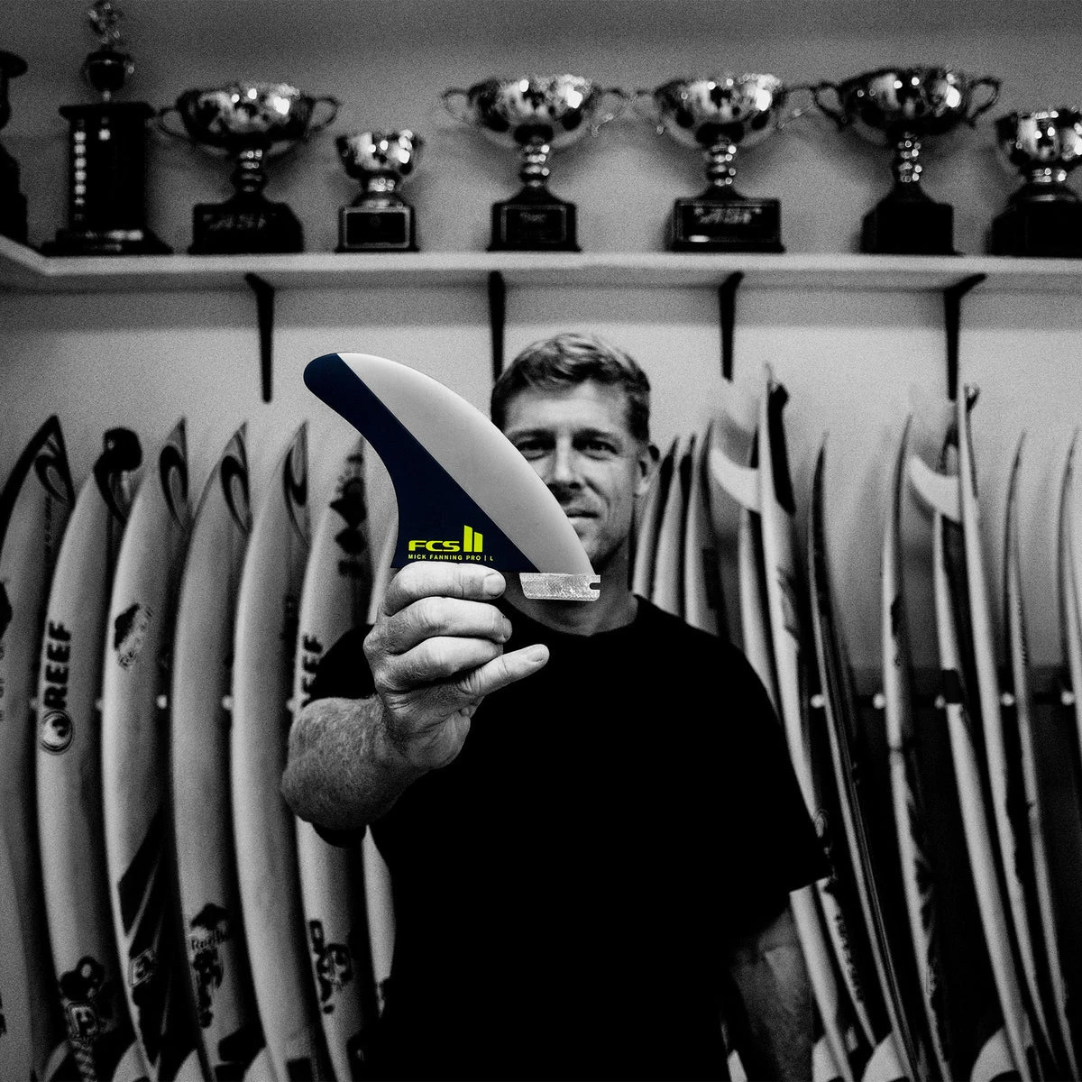 FCS Mick Fanning PG Tri Fin Set-Black-Medium 6 FCS Mick Fanning PG Tri Fin Set-Black-Medium - Image 4