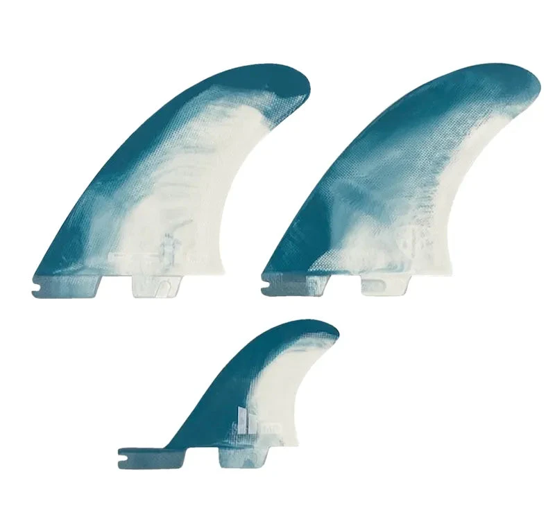FCS II MR PC Twin + Stabiliser Fin Set-Dusty Blue-X-Large 4 FCS II MR PC Twin + Stabiliser Fin Set-Dusty Blue-X-Large - Image 2