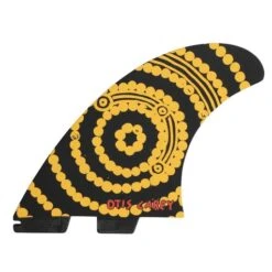 FCS II Otis Carey PG Twin + 1 Fin Set-Black/Orange