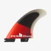 FCS II Accelerator PC Medium Red/Black Tri Fins