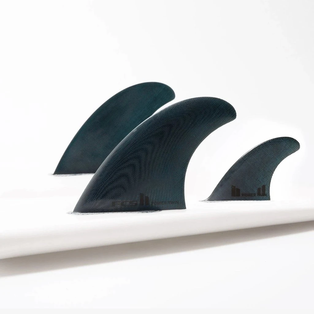 FCS II Power Twin + Stabiliser PG Black Fins 4 FCS II Power Twin + Stabiliser PG Black Fins - Image 2
